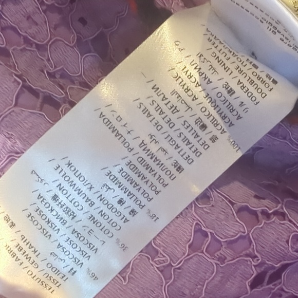 Gucci Purple Lace Shift Dress - Picture 8 of 8